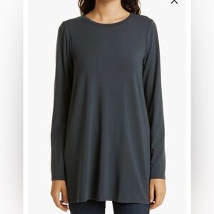 Eileen Fisher Long Sleeve Tunic Top, Size Small